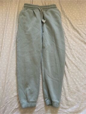 FREE Kids Cozy Fleece Joggers in Light Sage - urban kids